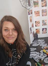 First painting of a face, created for a family friend