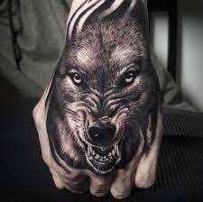 Wolf Tattoo On The Hand Done By Dani Moreno Garcia In Spain Www Otziapp Com Hand Tattoos For Guys Wolf Tattoos Men Wolf Tattoo Forearm