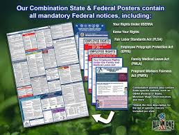 California & Federal Labor Law Poster | All In One Poster Company