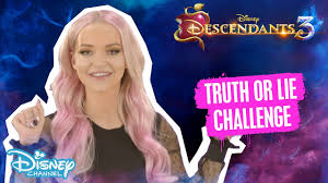 Descendants 2 airs on disney channel 10 june starring: Descendants 3 Truth Or Lie Challenge Ft Dove Cameron Disney Channel Uk Youtube