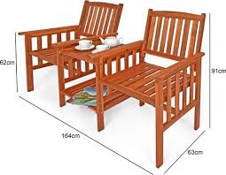 bol com 2 zits tuinbank met tafel