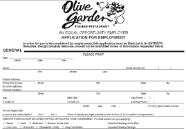 We asked to change the room for health reasons. Olive Garden Application Pdf Job Applications Com