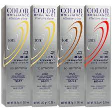 Ion Color Brilliance Intensive Shine Demi Permanent Creme 5n Light Natural Brown Ion At Home Demi Hair Color At Home Hair Color Hair Color