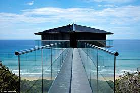 The striking vistas along the iconic road evoke awe with craggy cliffs, empty beaches and soaring bluffs flanked by brilliant green countryside. Victoria S Floating Pole House Could Be Yours For A Week For 5000 Daily Mail Online