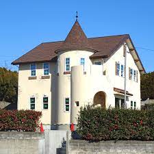 丸い塔のある家 完成見学会 予約制 プロヴァンススタイル 住宅 外観 ホームウェア