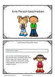 Adjektive machen den text greifbar und lebendig. Schreiben Texte Aufsatze Personenbeschreibung Grundschule Grundschule Deutsch Unterricht