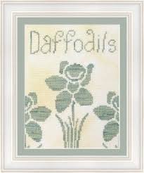 Only full cross stitches are used in this pattern. Flowers 2 Flowers Daffodils Cross Stitch Chart