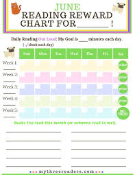 free reading rewards chart for june free homeschool deals