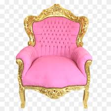 Sticker mural adhésif chaise baroque pas cher makrea Club Chair Fauteuil Pink Velvet Chair Furniture Gold Fauteuil Png Pngwing