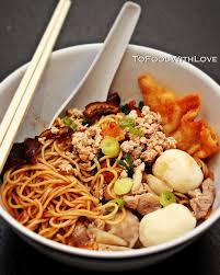 Easy Bak Chor Mee Minced Pork Noodle Pork Noodles Food Noodle Dishes