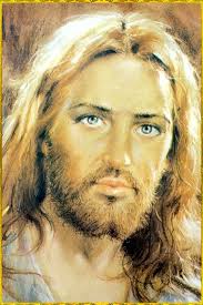 I love this picture but Jesus would not have had blue eyes or light colored  hair.