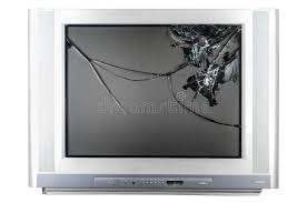 Polka dot images/polka dot/getty images. Old Tv With Broken Screen Stock Photo Image Of Ruined 127605424