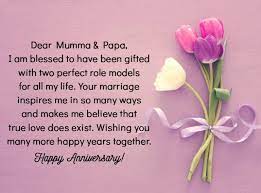 Check spelling or type a new query. 50 Happy Anniversary Wishes For Mom Dad Quotes Messages Status Images The Birthday Wishes