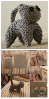 The easy knit bunny we featured was a perfect example. Easy Knitted Cat Free Pattern