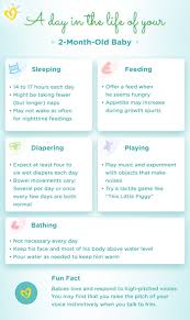 The american academy of pediatrics says that newborns, especially, do not need a bath every day.while parents should make sure the diaper region of a baby is clean, until a baby learns how to crawl around and truly get messy, a daily bath is unnecessary. 2 Month Old Baby Milestones Sleep Feeding Schedule Pampers