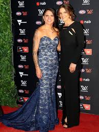 Marijana mj rajčić and chelsea randall are a team of footy mates on the amazing race australia 5. W Awards Fashion Coral Carpet Looks From Aflw Stars Herald Sun