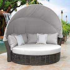 Maybe you would like to learn more about one of these? Panama Jack Graphite Outdoor Canopy Daybed In Grey Bed Bath Beyond