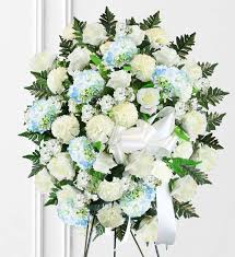 Check spelling or type a new query. Blue Sympathy Spray Avas Flowers