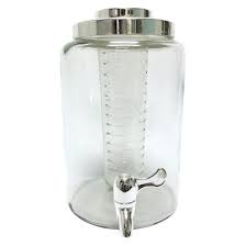 7l Glass Beverage Dispenser With Infuser Threshold Glass Beverage Dispenser Drink Dispenser Water Bottle With Times