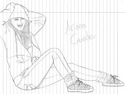 Ariana grande coloring page from pop stars & celebreties category. Ariana Grande Free Coloring Pages