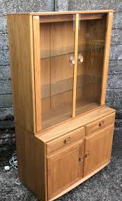 Green drawing room, windsor castle. Superb Modern Windsor Ercol Glazed Bookcase Cabinet Very Clean 2 Man Delivery Water Wheel Furnishings