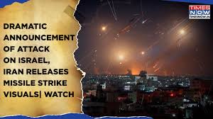 Iran’s Dramatic Announcement Of Israel Attack ‘In Name Of Allah’| Watch 1st  Visuals Of Deadly Strike | Facebook