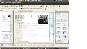 How Do I Embed Source Code Or Html In Open Office Org Presentations Without Using Screenshots Stack Overflow