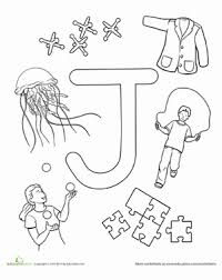 J Is For Worksheet Education Com Letter J Activities Alphabet Preschool Letter J Crafts