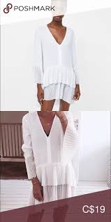 Brand New Never Worn White Pleated Shirt Dress Pleated Shirt Dress Pleated Shirt Clothes Design Women's shirt dresses | zara united kingdom. pleated shirt dress pleated shirt