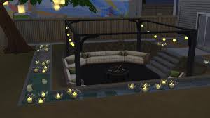 The fire from it doesn't run out and does not hurt the player or other entities, currently provides no utility. Sims 4 Firepit Sims House Sims 4 Houses Sims 4