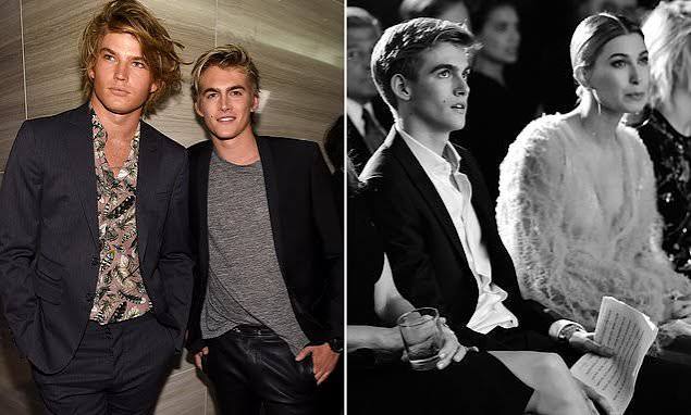Old video of Hailey Bieber and Australian model Jordan Barrett with the late Presley Gerber sparks 'bullying' claims | Daily Mail Online