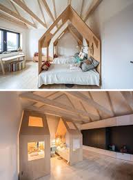 This Kids Bedroom Has Each Bed Enclosed Within Its Own Little House Cool Kids Rooms Kids Bedroom Designs Childrens Bedrooms
