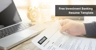 Australia cv format, order and layout: Free Investment Banking Resume Template Proven Formula