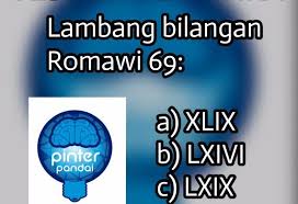 Quiz Matematika Angka Romawi Matematika Belajar Angka Romawi