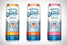 Mighty Swell Sparkling Cocktails Sparkling Cocktail Beer Packaging Design Beer Packaging