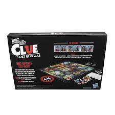 Clue Lost In Vegas Board Game Adult Party Game Parody Of The Classic Whodunnit Mystery Game Hasbro Games