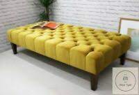 30 beautiful ottoman coffee tables to maximise your lounge space. Neue Grosse Fussbank Crushed Samt Stoff Chesterfield Tief Geknopft Ebay