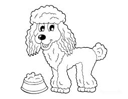 Cute poodle coloring pages printable. 95 Dog Coloring Pages For Kids Adults Free Printables