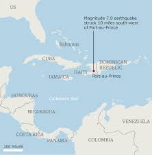 This map shows a combination of political and physical features. Haiti President Says Earthquake Devastation Unimaginable Haiti The Guardian