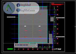 مخطط مشروع سوبر ماركت Hc اوتوكاد Dwg