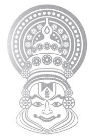 Black And White Mural Painting Outline Pin By Shridevi Nandam On Blouses Mandala Design Art Kerala Mural Painting Mural Painting