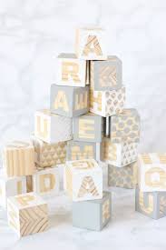 Wooden Baby Blocks Babyshower Craft Diy Pure Sweet Joy Baby Blocks Diy Wooden Baby Blocks Wood Baby Blocks