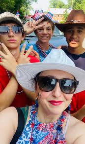 Teacher Chris Copenhaver and students Finn, Joshua, Christopher, Mulu, and  Bailey traveled to Lovingston, VA