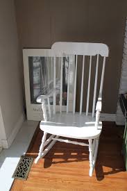 White Wooden Rocking Chair Scandinavian Rocker Durable Etsy White Wooden Rocking Chair Rocking Chair Classic Rocking Chair