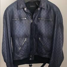 Gucci Jackets Coats Gucci Mens Leather Logo Jacket 0 Authentic Poshmark Buy at doverstreetmarket for $2200. gucci men s leather logo jacket 100 authentic