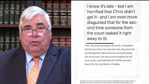 Text message chain evidence in court case