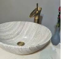 Natural Yellow Wood/Timber Granite/Marble Stone Sink Basin ...