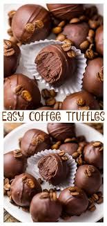 Super Easy 5 Ingredient Espresso Chocolate Truffles Recipe Dessert Truffles Truffle Recipe Truffles