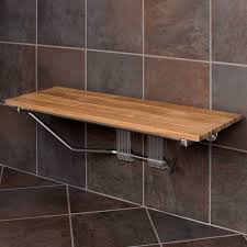 36 Folding Teak Shower Seat Bathroom Teak Shower Seat Shower Bench Built In Teak Shower Bench