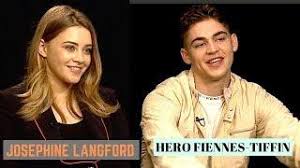 She is known for her starring role as tessa young in the after movie series. After Hero Fiennes Tiffin Josephine Langford On Real Romance And Intimate Scenes 2019
